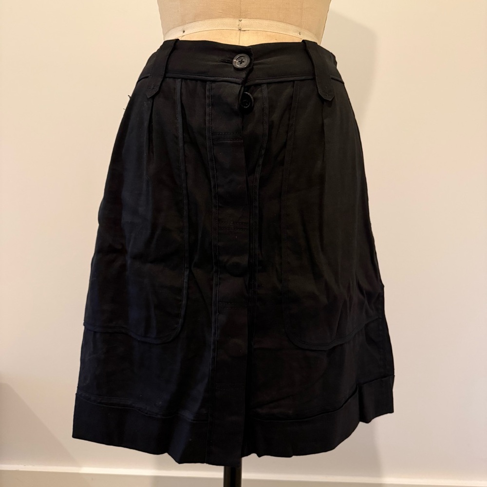 Elie Tahari Black A-Line Skirt